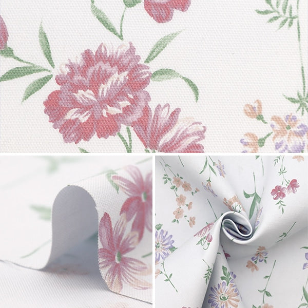 [From quantity 5] Fabric 『Oxford Botanical Land Pink NOX-BOLA-A]