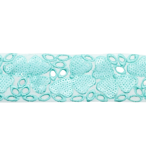 [Из количества 5] ремесленникОтделка "2024 Отделка для индийской вышивки Белый x зеленый 3670b"