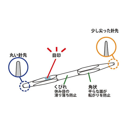 إبر الحياكة "إنها ملونة.إبر الحياكةمجموعة AC-069” توليب توليب