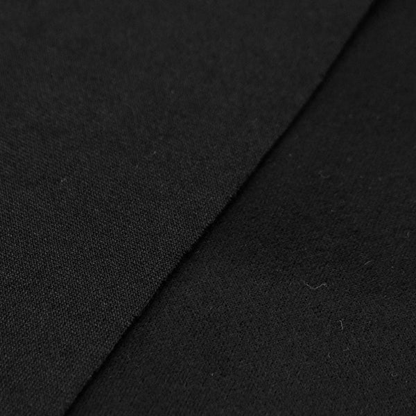 [From quantity 5] Fabric "fakeSuedeStretch Black Suest-BK]