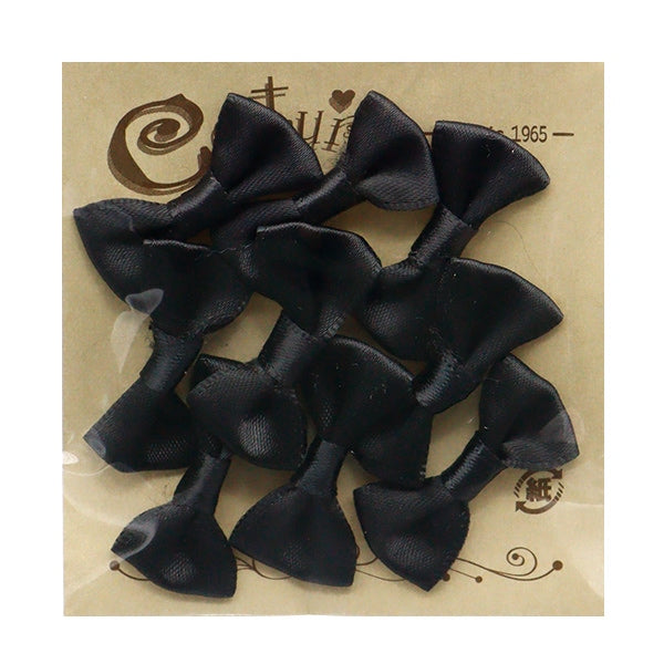 手芸パーツ 『ミニリボンパーツ サテン 黒 YRP-21』 寺井 – Yuzawaya