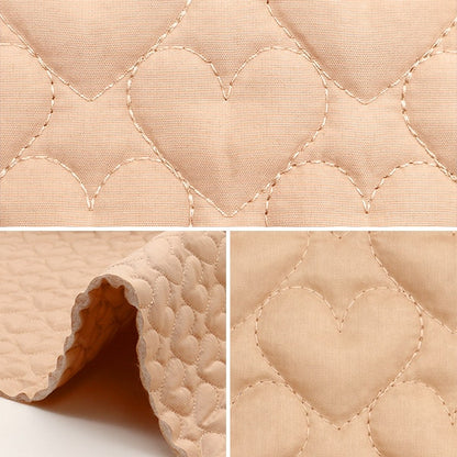 [Aus Quantität 5] Stoff "Quilting Nerori Rose Heart Quilt Beige Nrf-05H-Be"