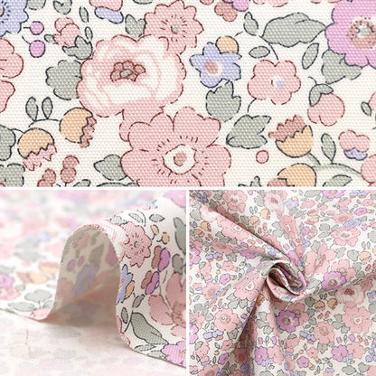 [From quantity 5] Fabric "Liberty Fabric Oxford Betzi 85%shrinking pink 3332019SJ24E] [Yuzawayaoriginal】