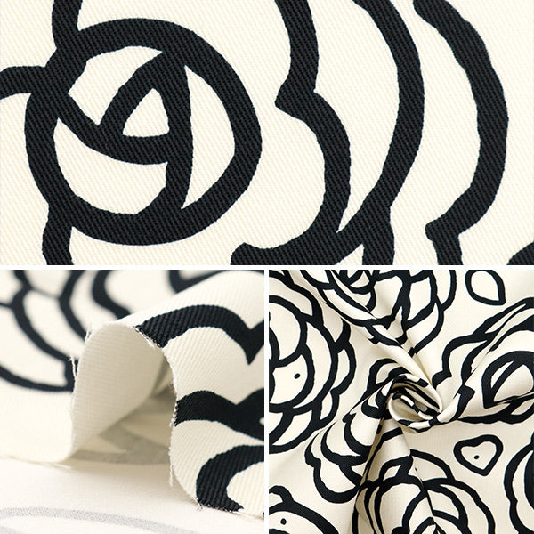 [De la cantidad 5] Fabric "TWILL CAMELLIA WHITE TWCAM-WHH"