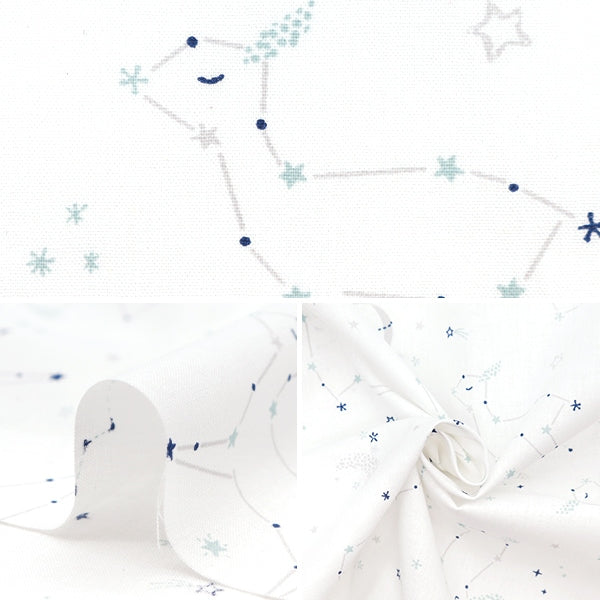 [De la cantidad 5] Fabric "Domotex Cotton Print Hoshizora DOMO-CPT18"