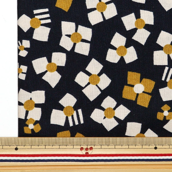 [De la cantidad 5] Fabric "Tres Flower Navy 144-8049-C1"