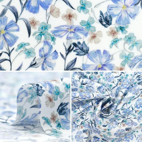 [Da 5] Fabric "Liberty Fabric Organic Tanalone No Fork Garden 157J908-A" Liberty Japan Liberty Japan