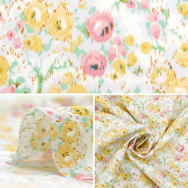 [Du 5] Tissu "Liberty tissu bio Tanalone Caroline 157J911-A" Liberty Japan Liberty Japan