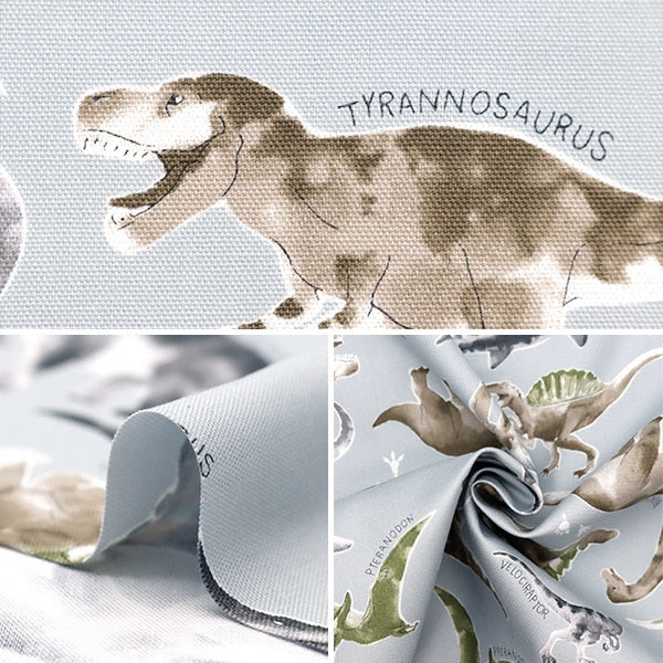 [De la quantité 5] Ox Toile colorée dinosaure dinosaure aquarelle image image gris cocan-din-gy kokka cocka