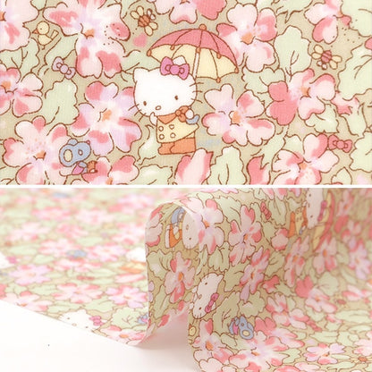 천・원단 "Liberty Fabric 라미네이션컷 천 약 33 x 50cm Hello Kitty 50 주년 기념일 앵초 Medu CRDC33493J24A] Liberty Japan