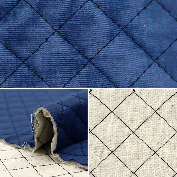 Fabric 『SheetingQuilting Cut Cloth Approximately 106cm x 50cm navy C-K6298-88]