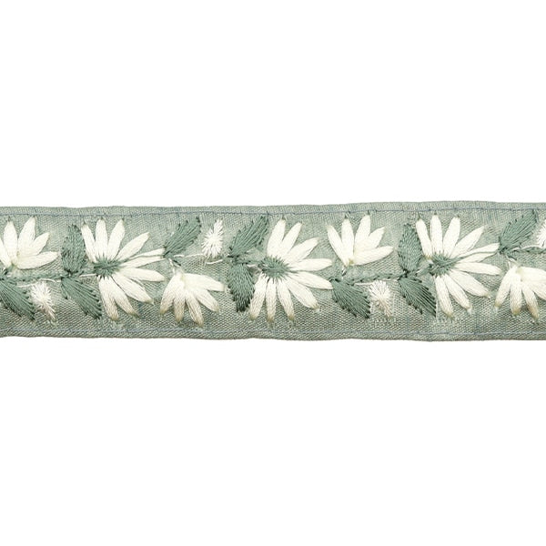 [Aus Menge 5] HandwerkBesätze 『2023 Indischer Stickereibesatz Grün x Grün 46210a "