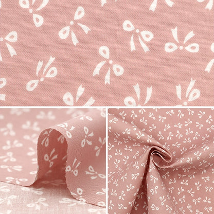 [Aus Quantität 5] Stoff "Blatt Monovard Ribbon Pink No-Ribb-A" "