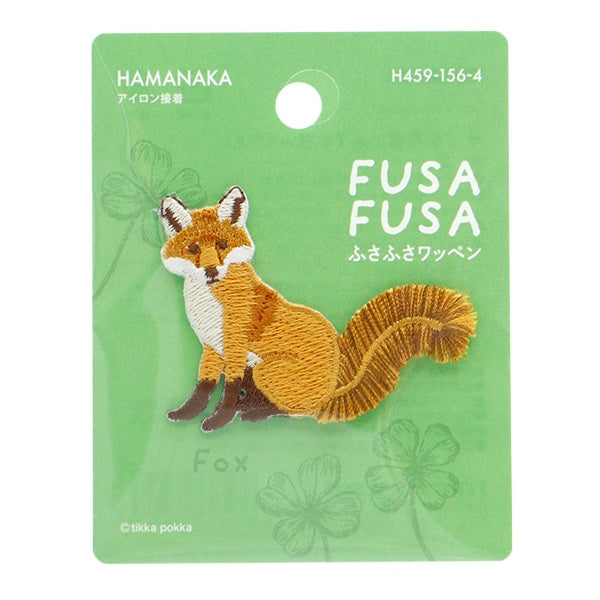 Emblème "FUSAFUSA Embassam Fox H459-156-4" Hamanaka Hamanaka