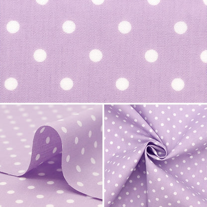 [من الكمية 5] القماش "TC Broad Dot Small Purple NOT-DOTS-PP"