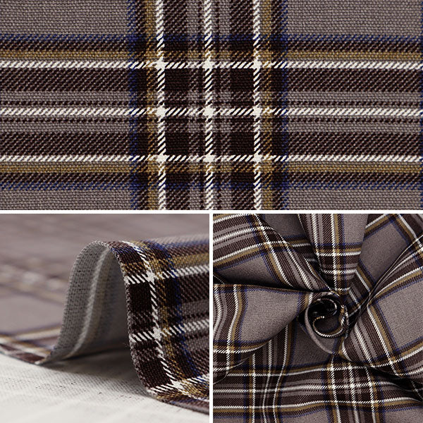 [수량 5에서] 천・원단 『옥스 Tartan Check Greju Check-A]