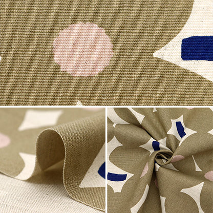 [From quantity 5] Fabric "Ukono Cotton Cotton Hais Canvas Yomogi Khaki Up5918-A" COTTON KOBAYASHI