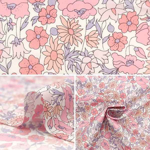 [Из 5] ткани "Liberty Fabric Tanalone Poppy и Daisy 3632104-J24A" Liberty Japan Liberty Japan