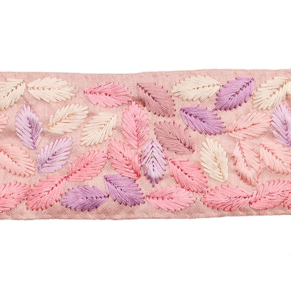 [De la cantidad 5] ArtilleraRibete "2024 Ribete bordado indio Pink X Purple M-151B"