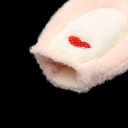 수예부품 "큰 하트 핑크색 10-4318"을 가진 장식 부품 "