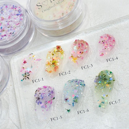 Resin material "Acrylic Powder Flower Collection 1 2 Color FC1-2" Smint Esmint