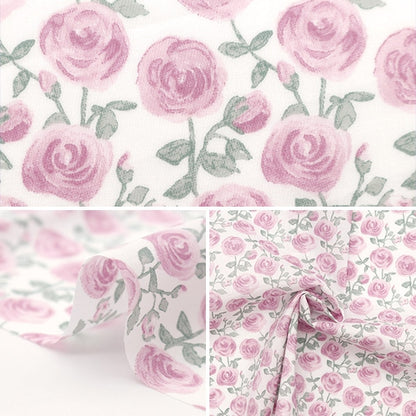 [De la cantidad 5] Fabric "Liberty Fabric Tanalone Tanalone Rosemary Pink 3639153j24a" [Yuzawaya original]