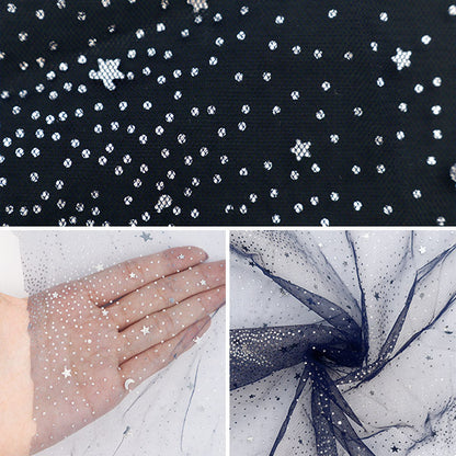 [From quantity 5] Fabric "Milky Wake Turu Galaxy Navy KT2412TC-08"