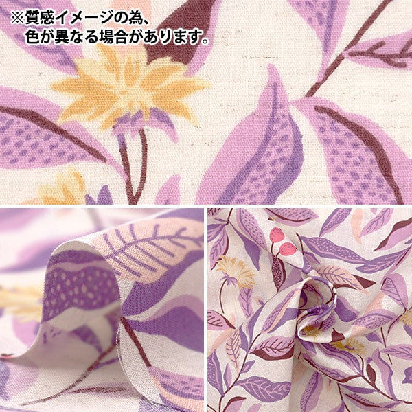 [De la cantidad 5] Fabric "Emiko Collection Cambrick Suite Nut Blue Sec2602-Bl" Kiyohara Kiyohara