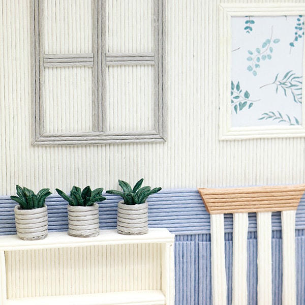 Miniatur -Kit "Handwerk Band Miniature Kit Blue Room"