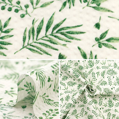 [From quantity 5] Fabric "Ripple adult Ripple Natural Leaf Natural RIPLEAF-NA"