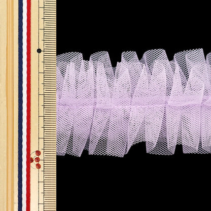 تول "شريط تول مزركش بزهرة النيرولي أرجواني NR-03" KIYOHARA