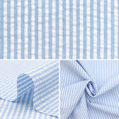 [De la cantidad 5] Fabric "Poliéster Saxofón de rayas de fútbol mezclada SS2416YY-06"