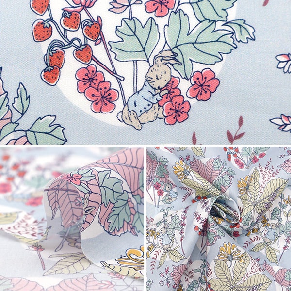 [From quantity 5] Fabric "Liberty Fabric Tana lawn Hawsone Bunnies DC30743J20A] Liberty Japan