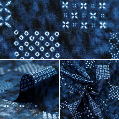 [From quantity 5] Fabric 『Scare Print Aperture-style Japanese pattern Ichimatsu 850257-10-1]