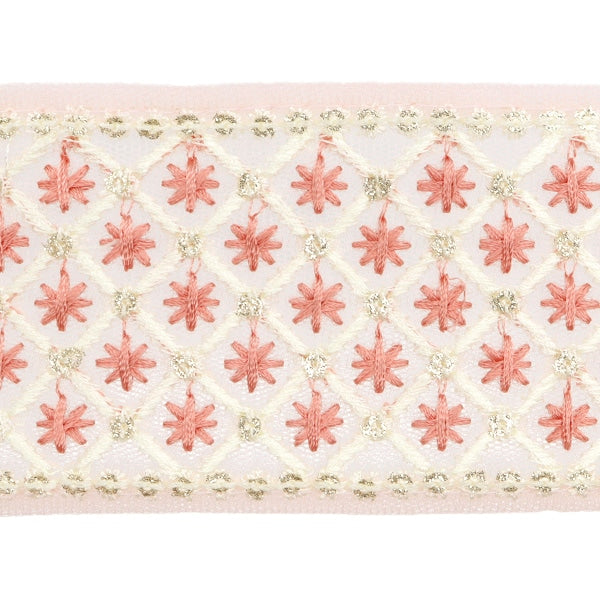 [De la cantidad 5] ArtilleraRibete "2024 Ribete bordado indio Rosa x rosa M-215p"