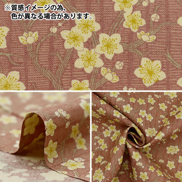 [From quantity 5] Fabric 『Sheeting Chiyo Sakura Navy 83061-1-4]