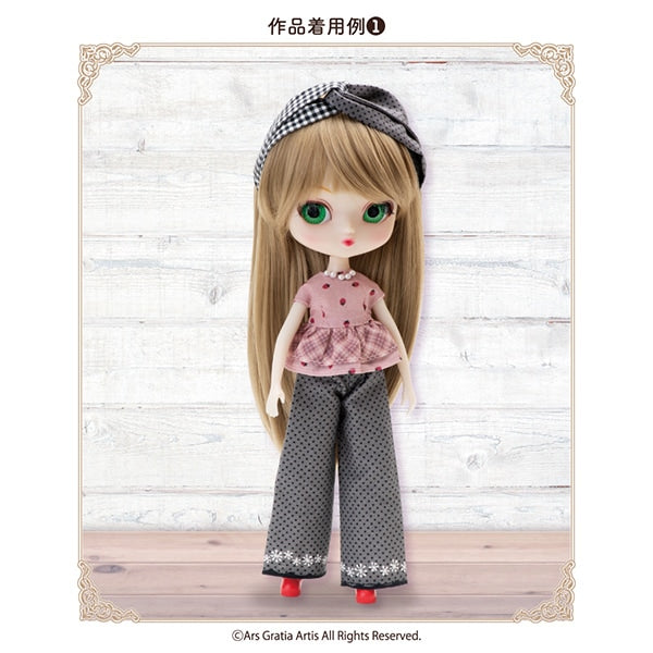 Patrón "Crafting Doll Peplam Blouse Set DCPT-002"