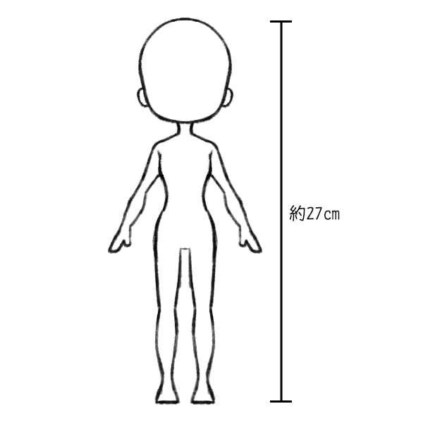 جسم الدمية "Crafting Doll CTD-001" أخدود