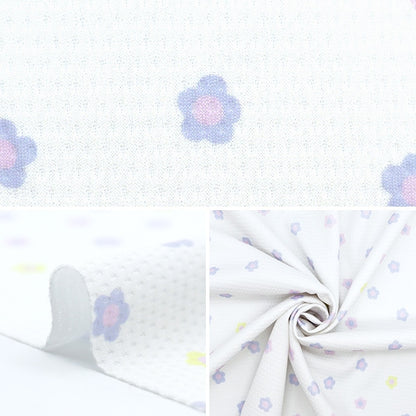 [De la cantidad 5] Fabric "Cool Cross Daisy White 150-1649-C1"