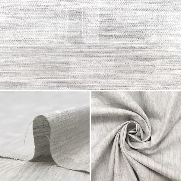 [De la quantité 5] tissu "Cotton Jacquard Gray KW5237"