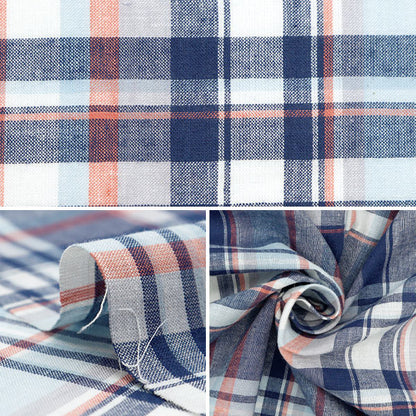 [Aus Quantität 5] Madras check Pink Navy INM24-PKPPNV