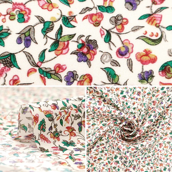 [الكمية من 5] قماش ``Liberty Fabrics Tana Lawn Eleanor's Orchard 3634295-24AU'' Liberty Japan Liberty Japan