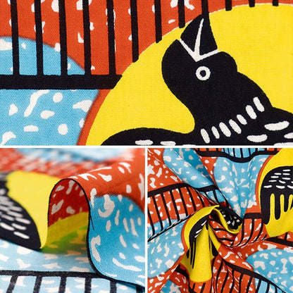 [From quantity 5] Fabric "African plastic RAM-AF04"