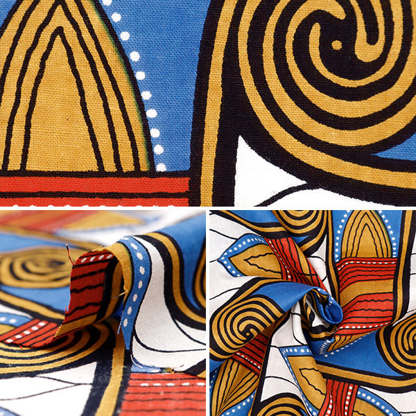 [De la cantidad 5] Fabric "African Plint Ram-Af09"