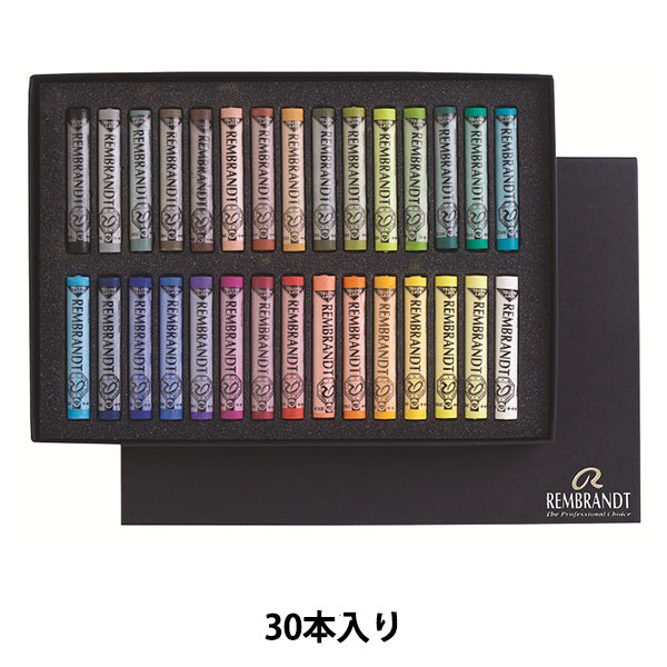 Материал изображения "Мягкая пастель 30 цветной бумажной коробки T300C30" Рембрандт