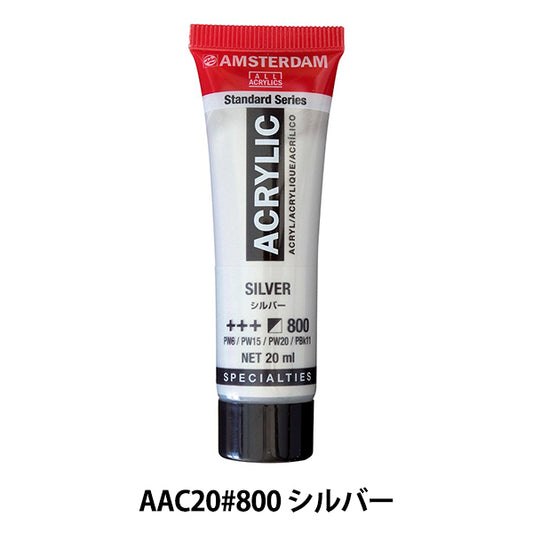 Dipinte "Colore acrilico 20 ml di argento AAC20" Amsterdam