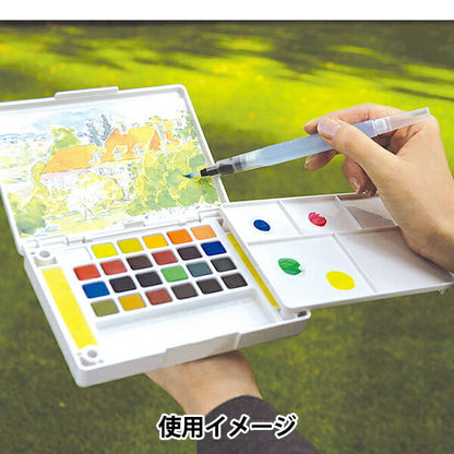 Painting "Petit Color Water Brush 24 Color Set NCW-24H" SAKURA Sakura Crepass