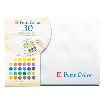 Краска "Petit Color Water Brush 30 Color Set NCW-30H" Сакура Сакура Крепас