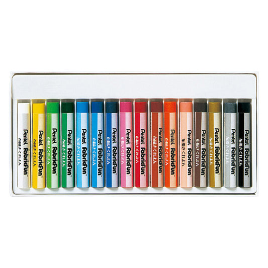 Picture materials "Fabric fan cloth drawn 16 colors PTS4-16" Pentel Pentel