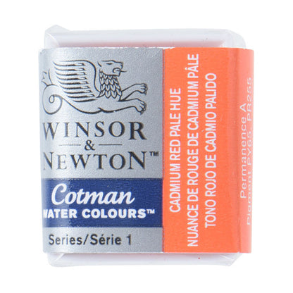Paints "Cotman Water Color Half Pan 103 Cadmium Red Pale Hugh 310103" WINSOR & NEWTON